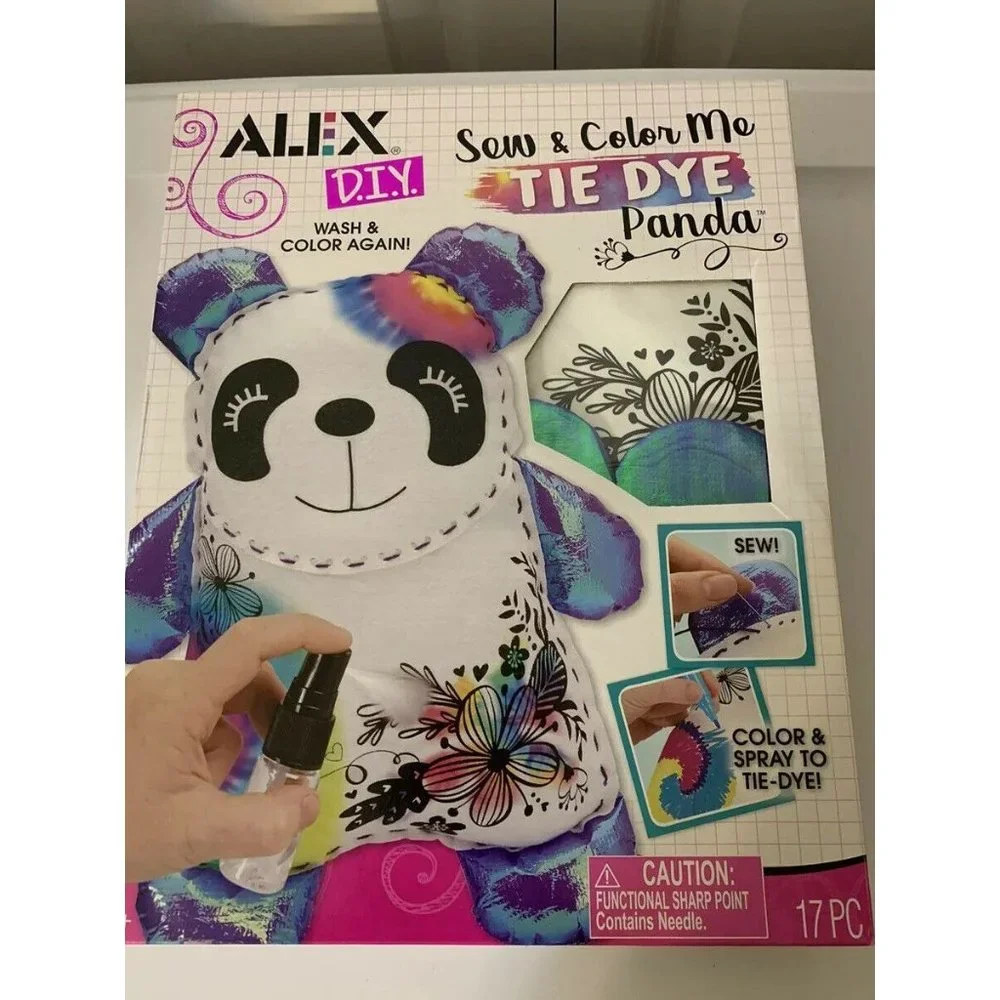 New Alex Toys‎ Sew And Color Me Tie Dye Panda Sealed
